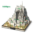 Minas Tirith White City Street View – Epic Fantasy Building Blocks
